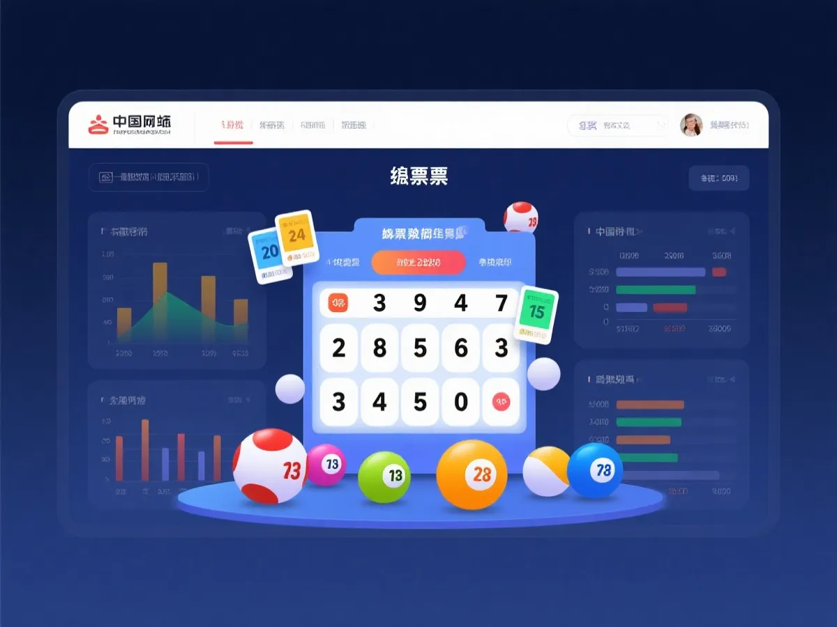 双色球结果查询页面示意图